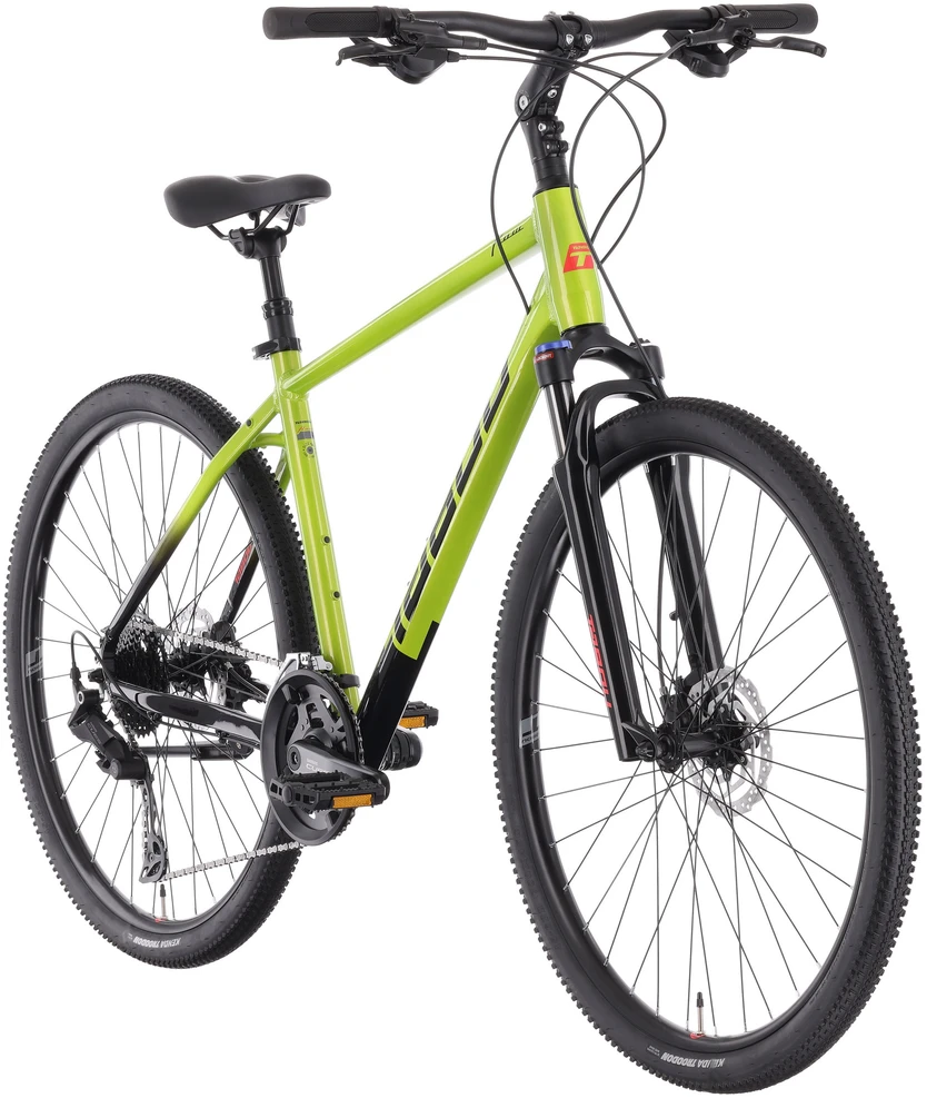 Dviratis Tabou Flow 4 juodas-lime-L / 21" (Dydis: L / 21")