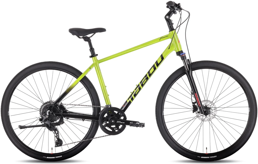 Dviratis Tabou Flow 4 juodas-lime-XL / 23" (Dydis: XL / 23")