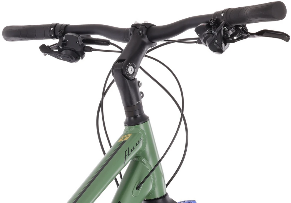 Dviratis Tabou Flow 4 EQ W juodas-žalias-M / 19" (Dydis: M / 19")