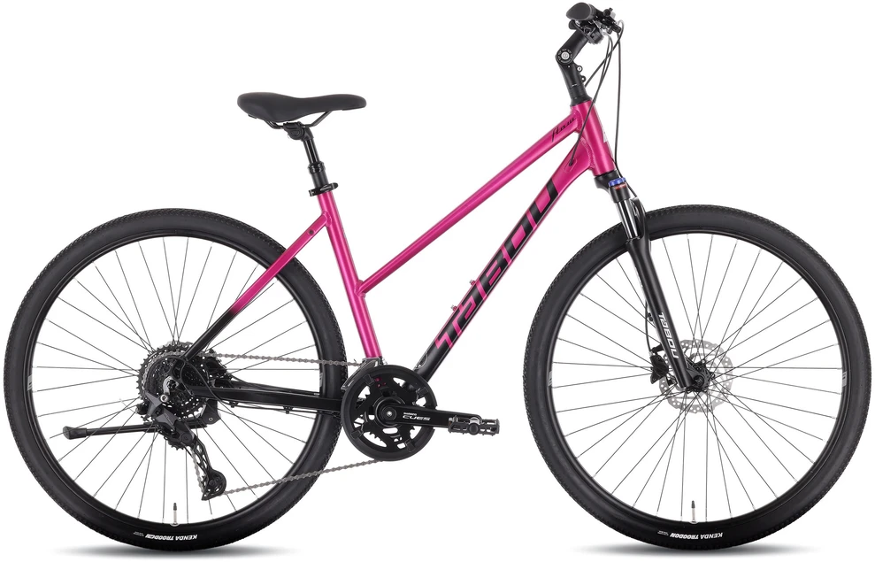 Dviratis Tabou Flow 4 W juodas-fuxia-M / 19" (Dydis: M / 19")