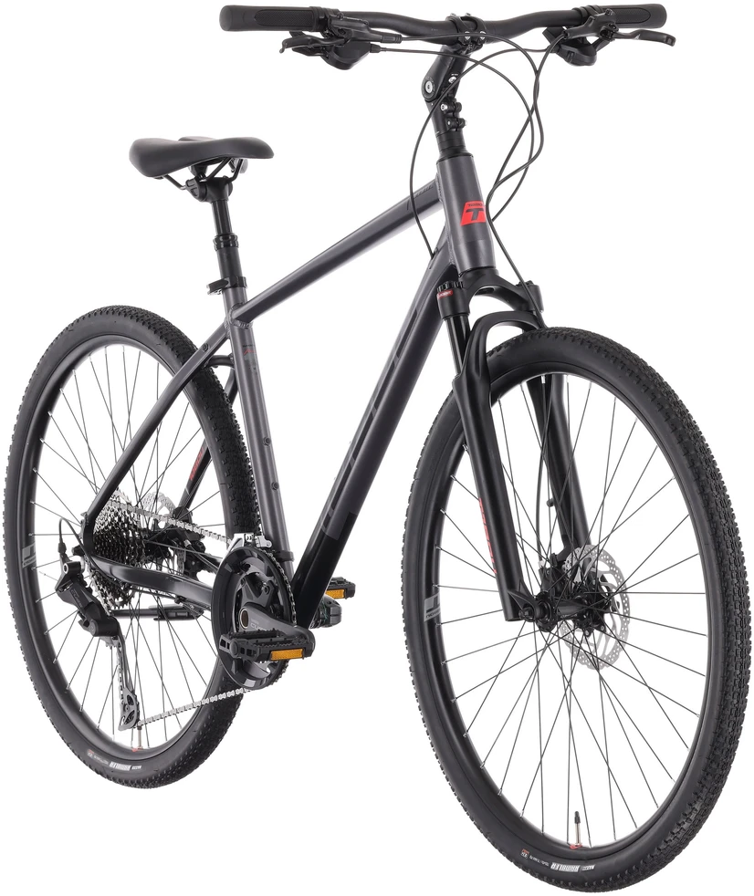 Dviratis Tabou Flow 5 juodas-anthracite-L / 21" (Dydis: L / 21")