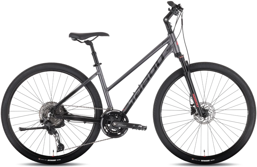 Dviratis Tabou Flow 5 W juodas-anthracite-M / 19" (Dydis: M / 19")