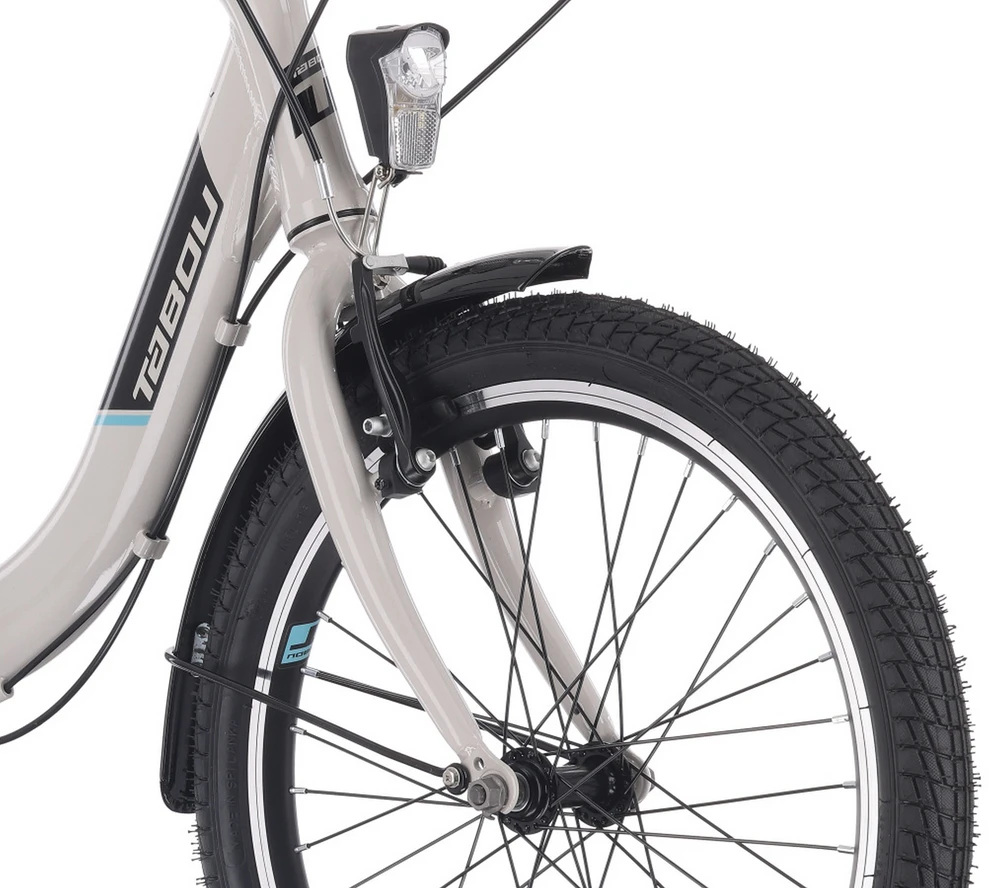 Dviratis Tabou Fold ECO pilkas-mėlynas