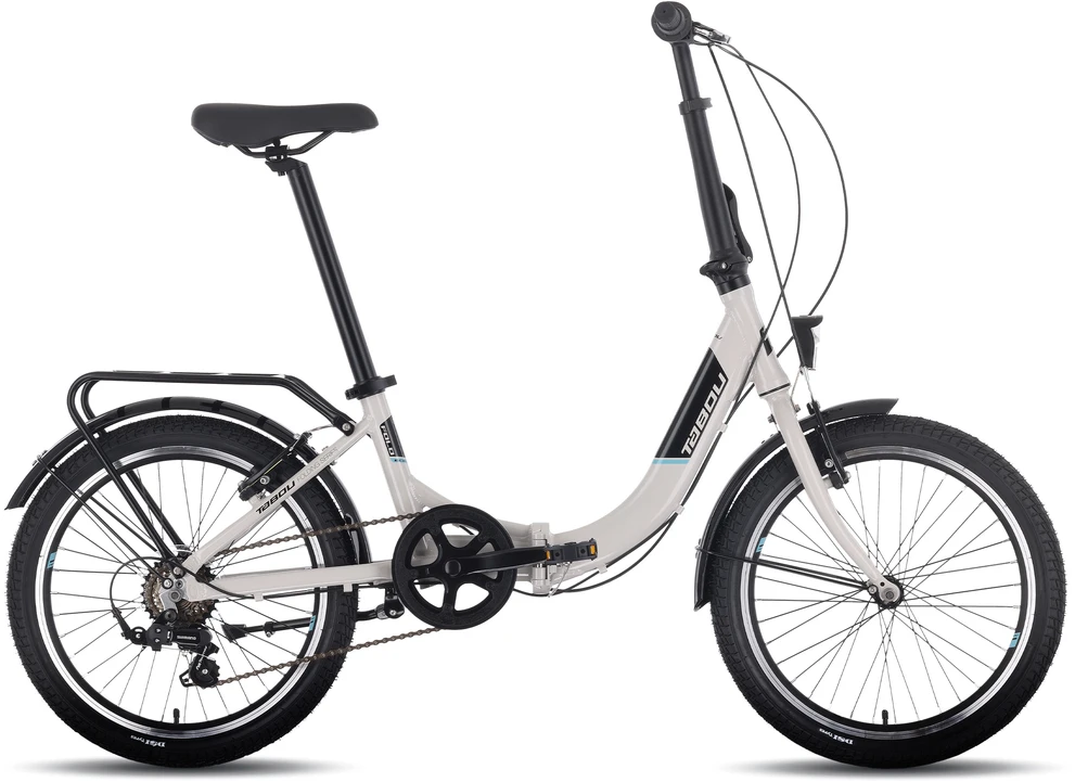 Dviratis Tabou Fold ECO pilkas-mėlynas