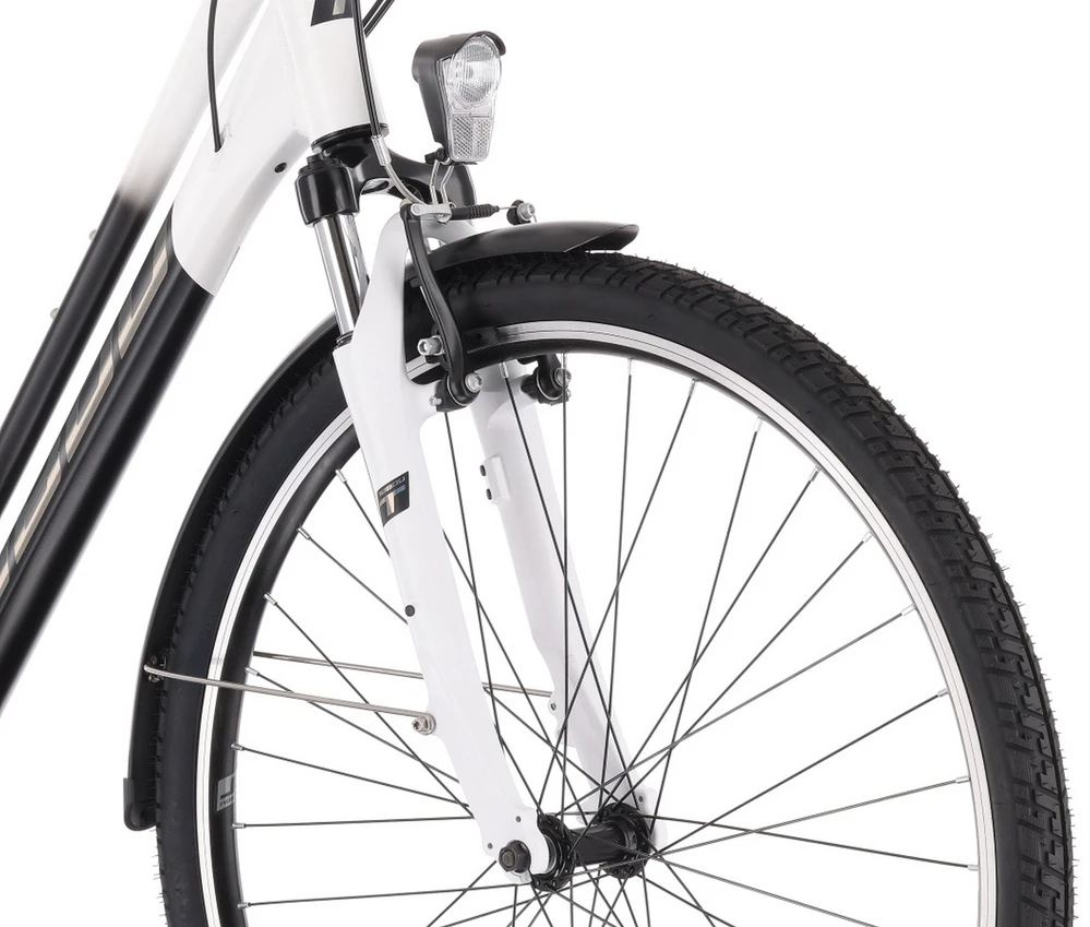 Dviratis Tabou Kinetic 1 W juodas-baltas-L / 21" (Dydis: L / 21")