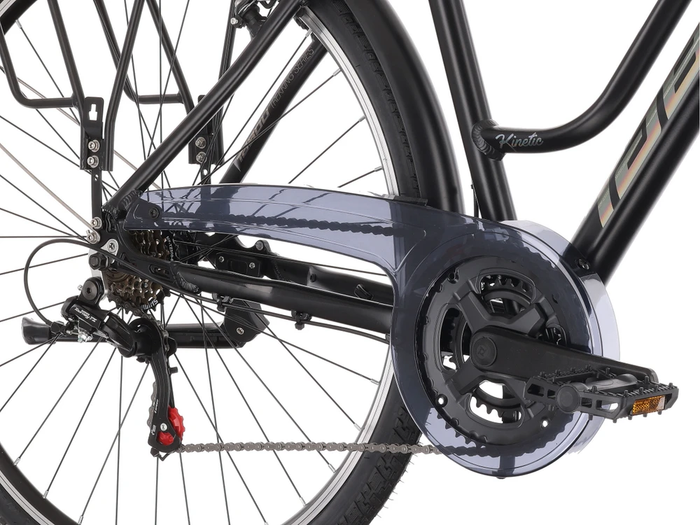 Dviratis Tabou Kinetic 1 W juodas-baltas-L / 21" (Dydis: L / 21")