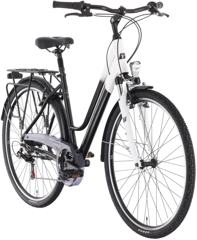 Dviratis Tabou Kinetic 1 W juodas-baltas-L / 21" (Dydis: L / 21")