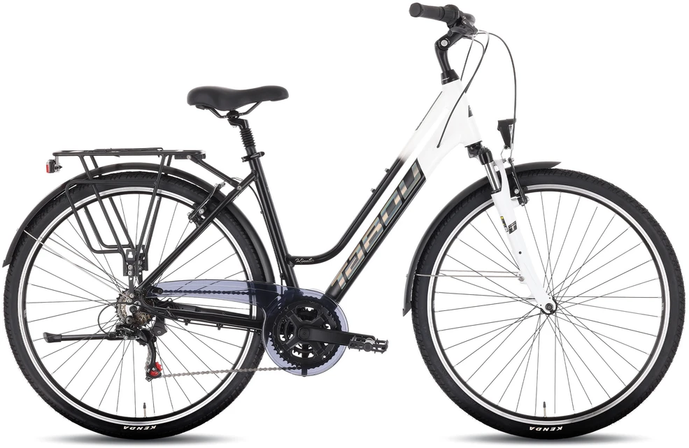 Dviratis Tabou Kinetic 1 W juodas-baltas-S / 17" (Dydis: S / 17")