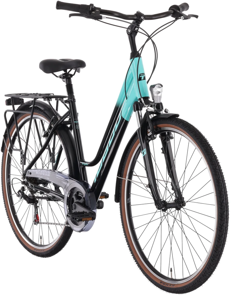 Dviratis Tabou Kinetic 1 W juodas-mint-L / 21" (Dydis: L / 21")