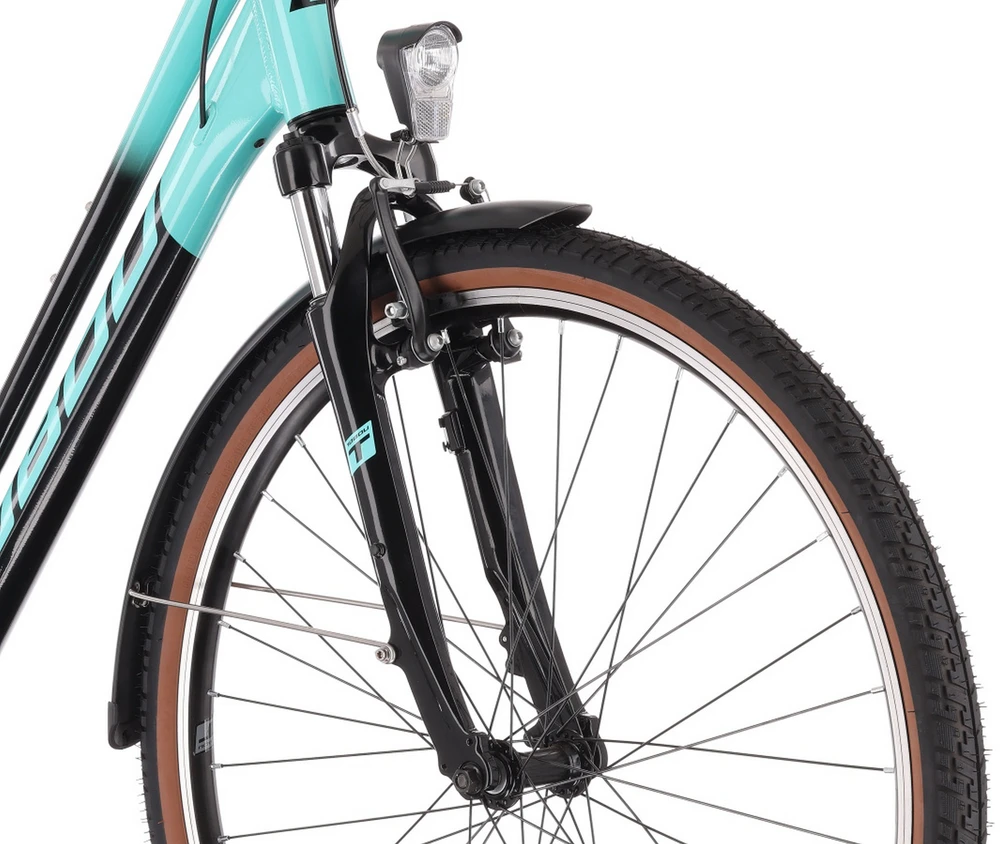 Dviratis Tabou Kinetic 1 W juodas-mint-L / 21" (Dydis: L / 21")