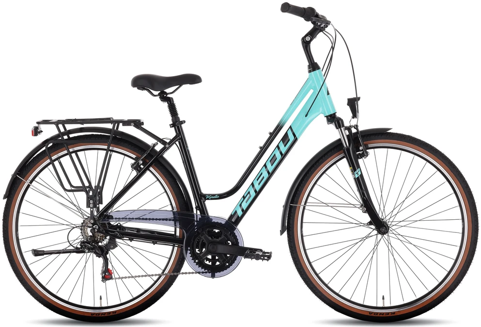 Dviratis Tabou Kinetic 1 W juodas-mint-L / 21" (Dydis: L / 21")