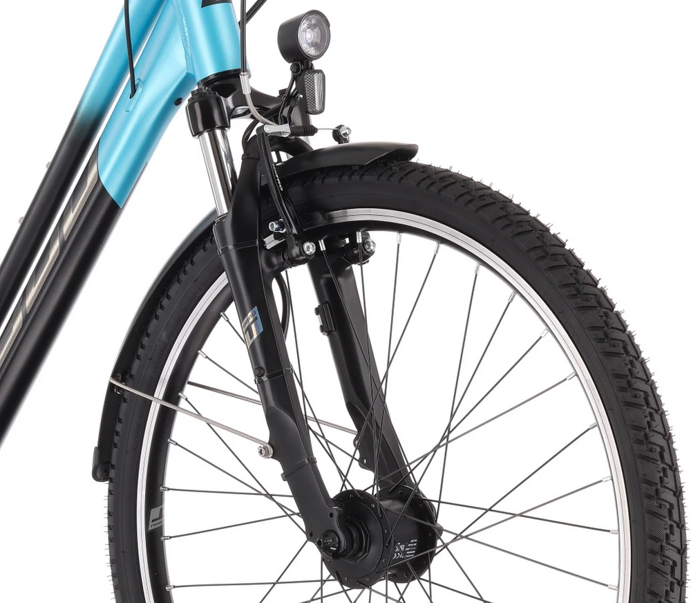 Dviratis Tabou Kinetic 2 JR W juodas-turq-XS / 15" (Dydis: XS / 15")