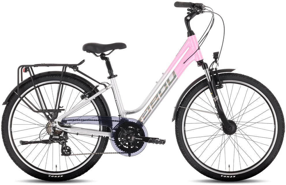 Dviratis Tabou Kinetic 2 JR W pilkas-pink-XS / 15" (Dydis: XS / 15")