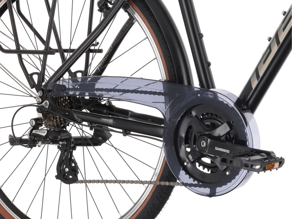 Dviratis Tabou Kinetic 2 juodas-violetinė-XL / 23" (Dydis: XL / 23")