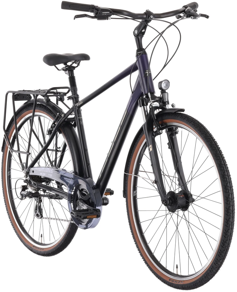 Dviratis Tabou Kinetic 2 juodas-violetinė-XL / 23" (Dydis: XL / 23")