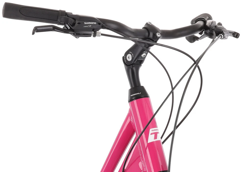 Dviratis Tabou Kinetic 2 W baltas-fuxia-L / 21" (Dydis: L / 21")