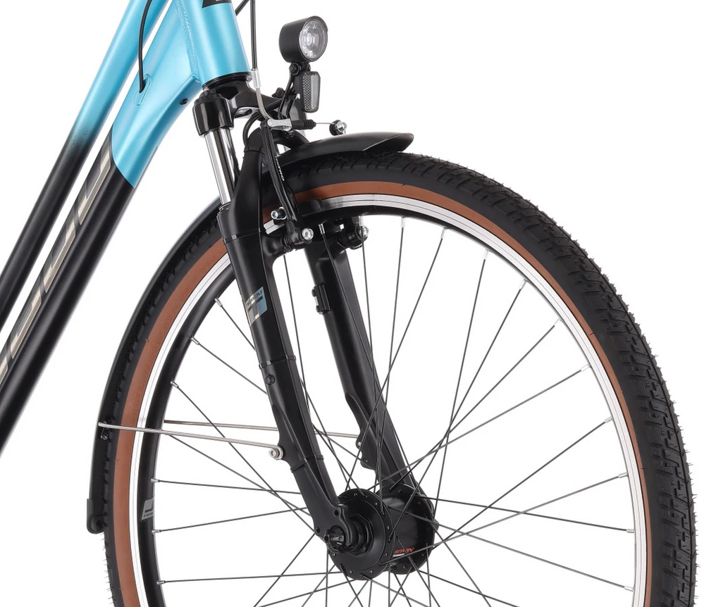 Dviratis Tabou Kinetic 2 W juodas-turq-S / 17" (Dydis: S / 17")