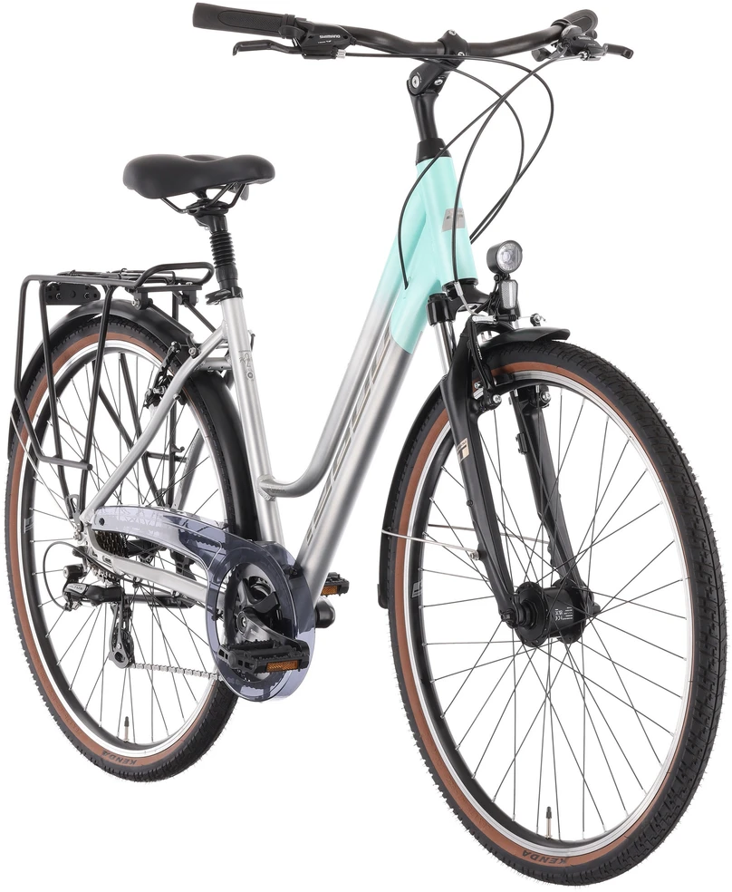 Dviratis Tabou Kinetic 2 W pilkas-mint-M / 19" (Dydis: M / 19")