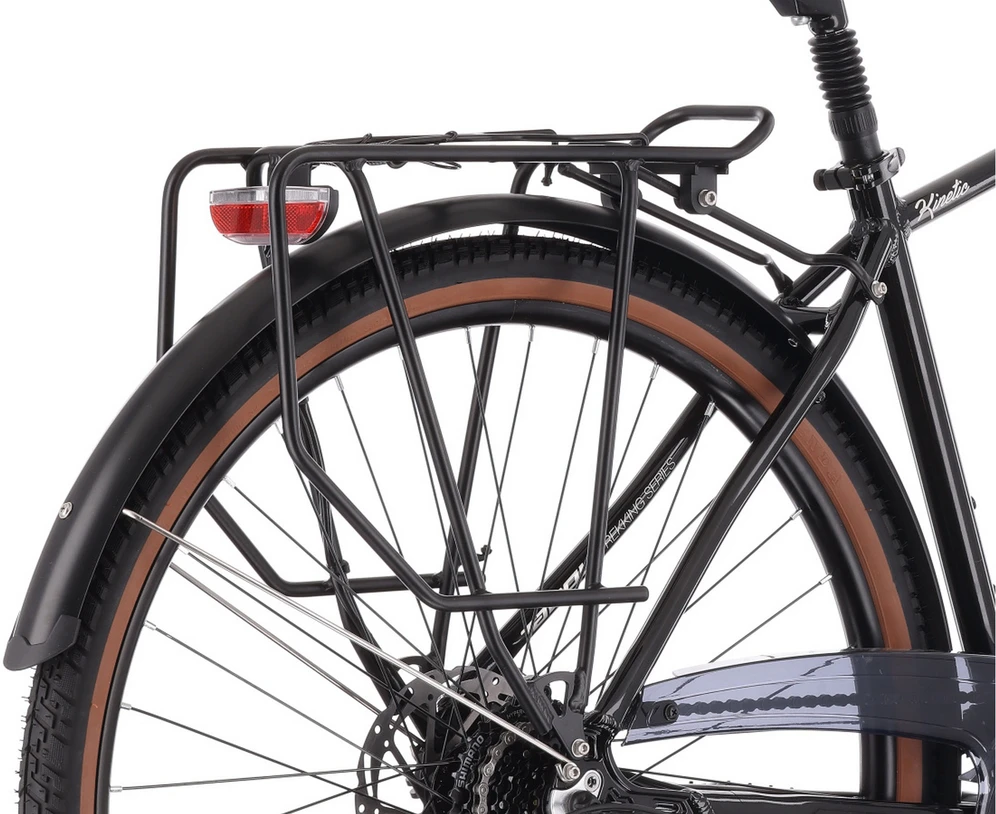Dviratis Tabou Kinetic 3 juodas-red-S / 17" (Dydis: S / 17")