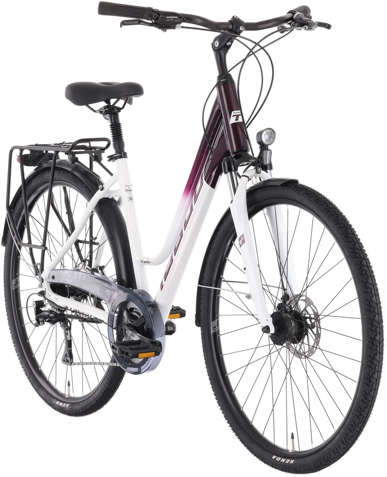 Dviratis Tabou Kinetic 3 W baltas-burgundy-M / 19" (Dydis: M / 19")