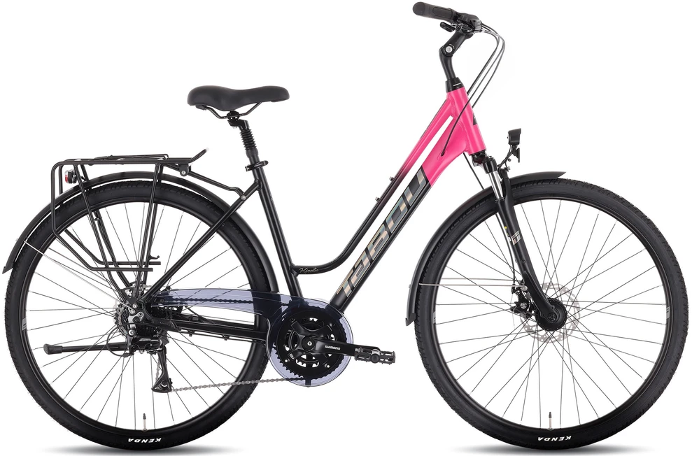 Dviratis Tabou Kinetic 3 W juodas-fuxia-M / 19" (Dydis: M / 19")
