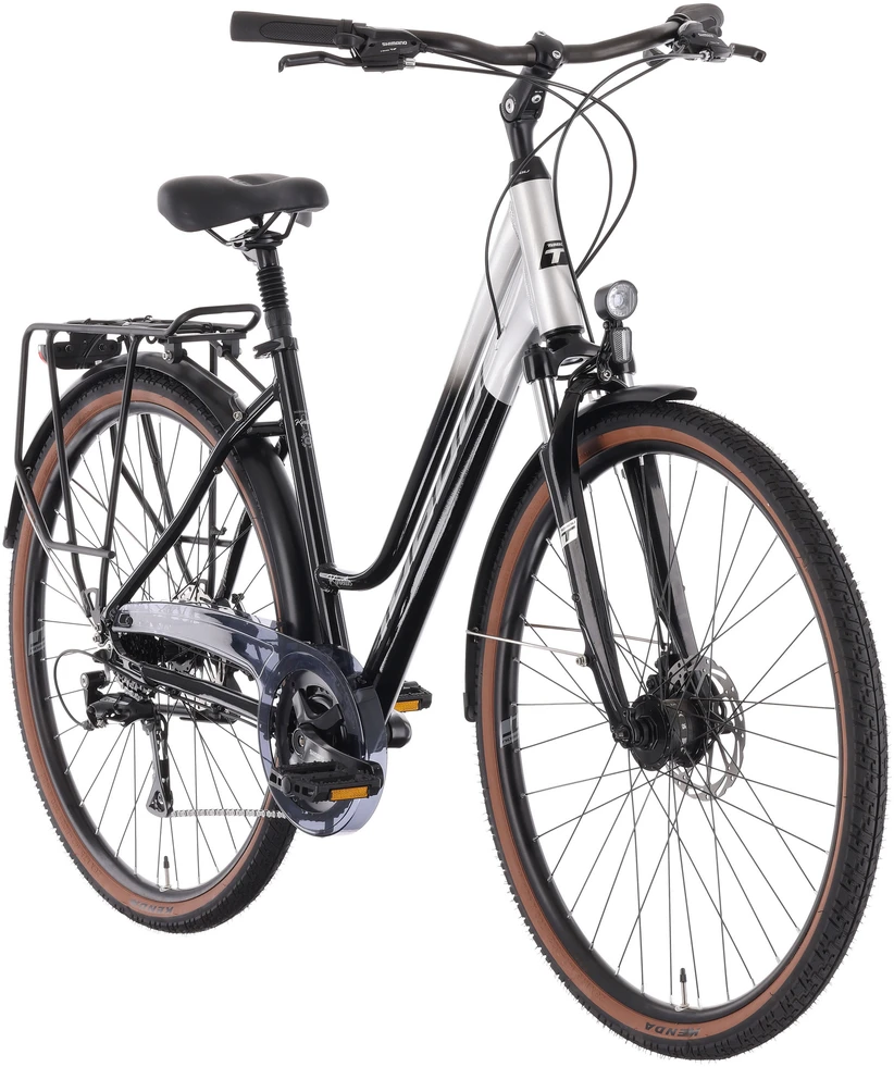 Dviratis Tabou Kinetic 3 W juodas-pilkas-M / 19" (Dydis: M / 19")