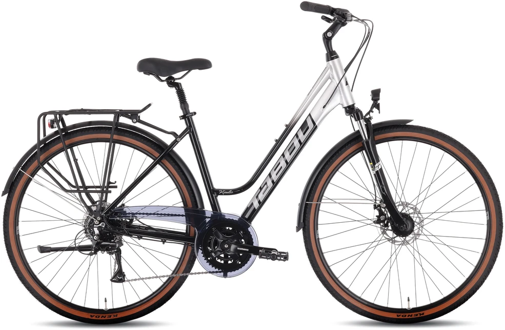 Dviratis Tabou Kinetic 3 W juodas-pilkas-M / 19" (Dydis: M / 19")