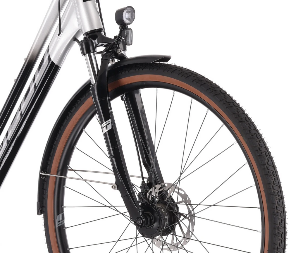 Dviratis Tabou Kinetic 3 W juodas-pilkas-M / 19" (Dydis: M / 19")