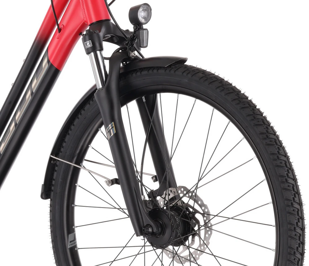 Dviratis Tabou Kinetic 4 JR W juodas-red-XS / 15" (Dydis: XS / 15")
