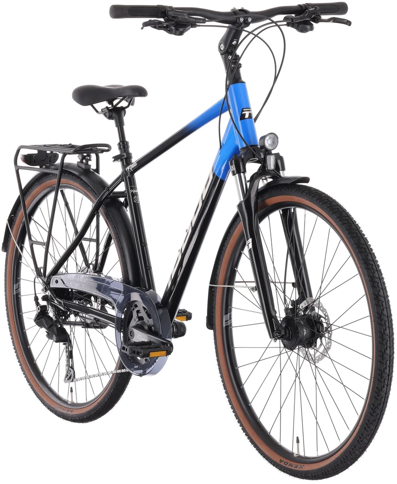 Dviratis Tabou Kinetic 4 juodas-mėlynas-M / 19" (Dydis: M / 19")