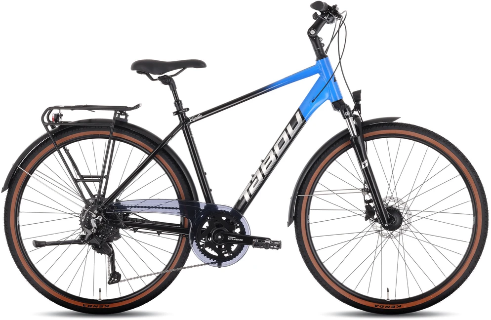 Dviratis Tabou Kinetic 4 juodas-mėlynas-M / 19" (Dydis: M / 19")
