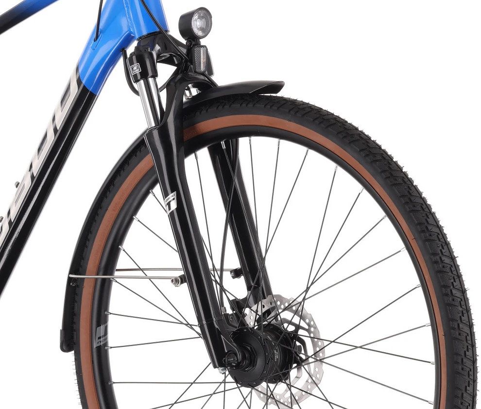 Dviratis Tabou Kinetic 4 juodas-mėlynas-M / 19" (Dydis: M / 19")