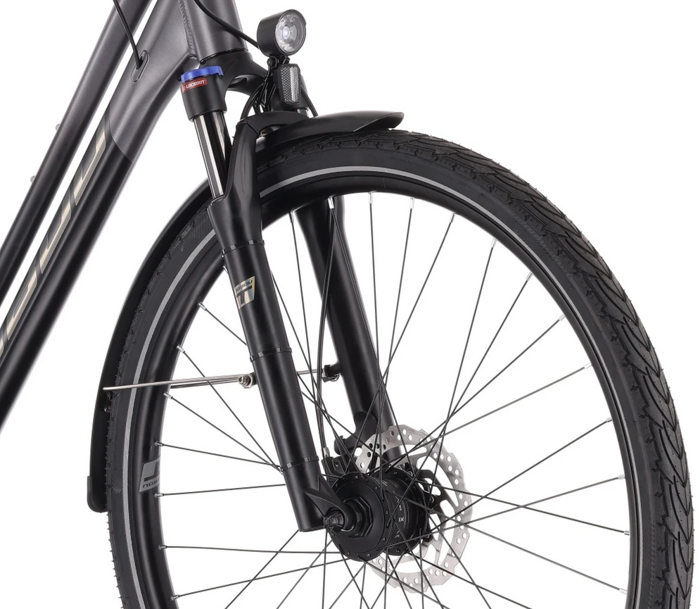 Dviratis Tabou Kinetic 5 W juodas-anthracite-S / 17" (Dydis: S / 17")