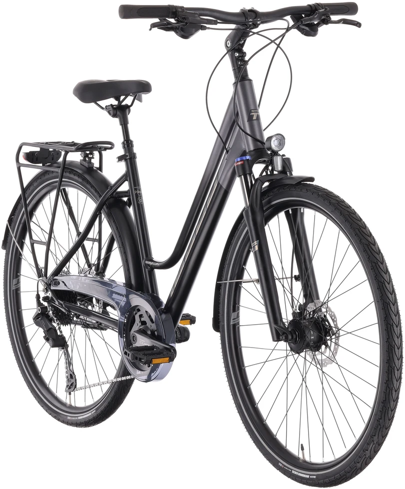 Dviratis Tabou Kinetic 5 W juodas-anthracite-S / 17" (Dydis: S / 17")