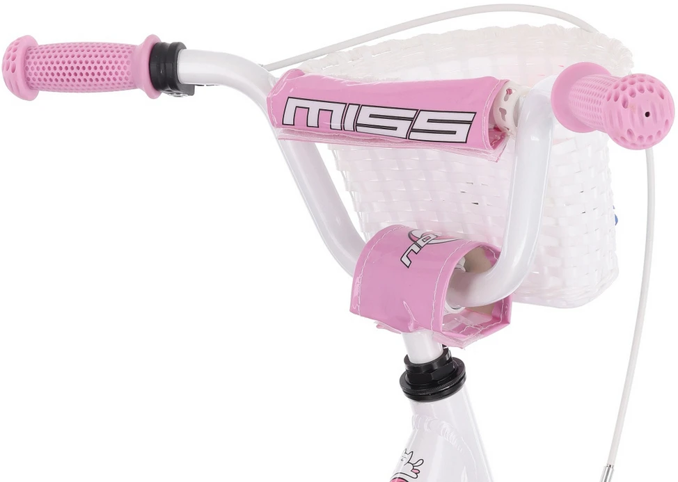 Dviratis Tabou Miss 16 pink-baltas