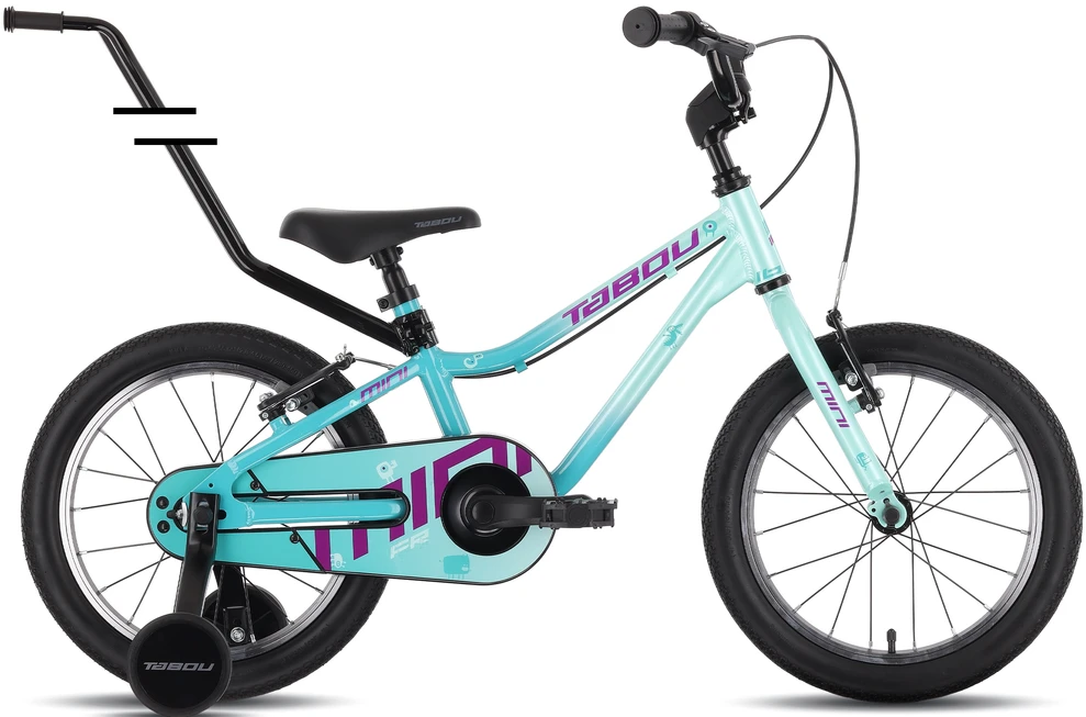 Dviratis Tabou Miss FR 16 mint-violetinė