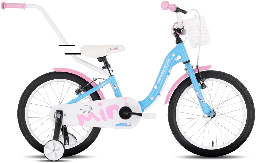 Dviratis Tabou Miss ST 18 mėlynas-pink