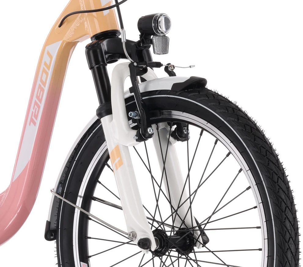 None Dviratis Tabou Queen 20 coral-baltas
