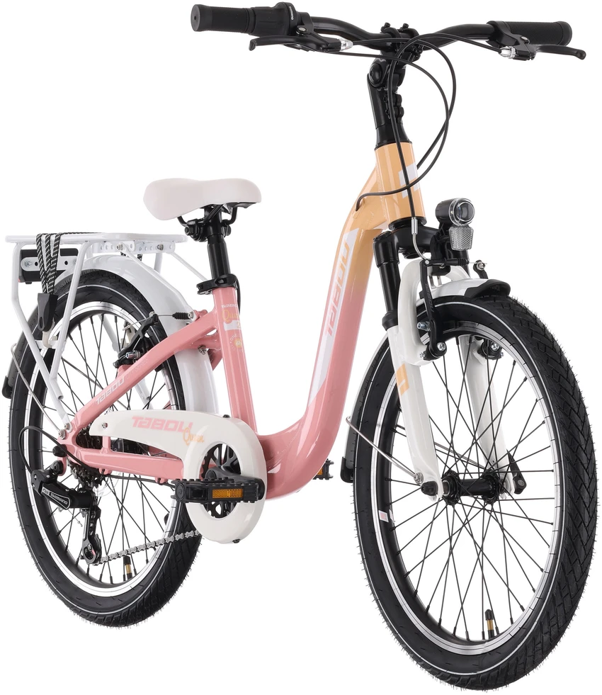 None Dviratis Tabou Queen 20 coral-baltas