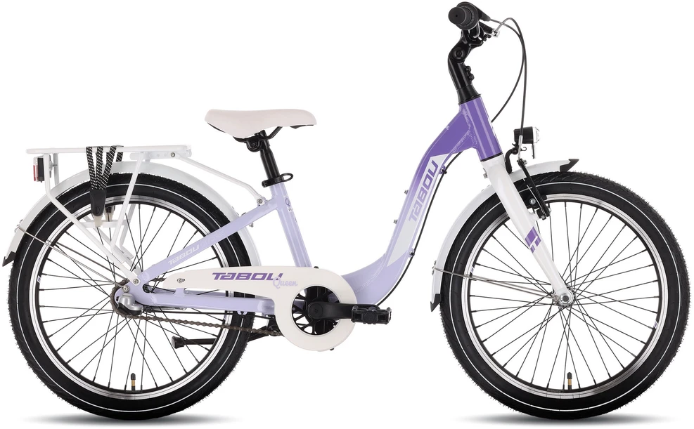 Dviratis Tabou Queen 20 Plus violetinė-baltas