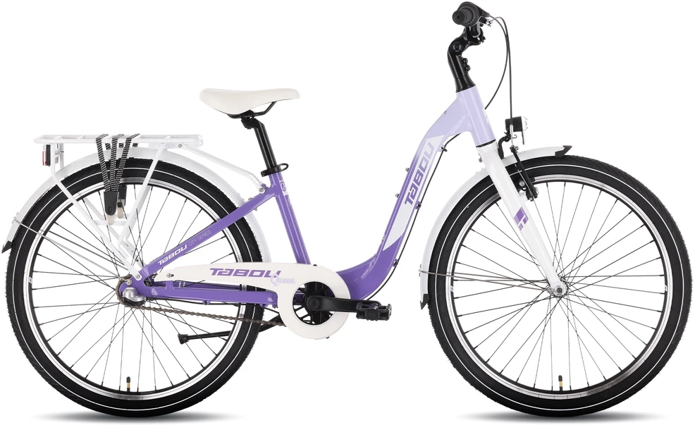 Dviratis Tabou Queen 24 Plus violetinė-baltas