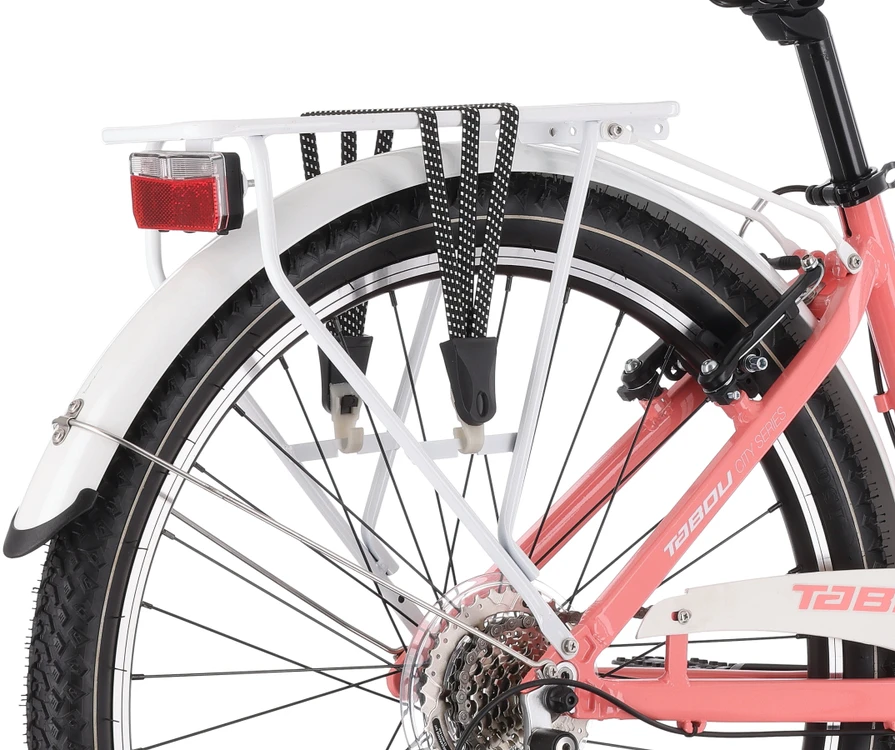 None Dviratis Tabou Queen 26 pink-baltas