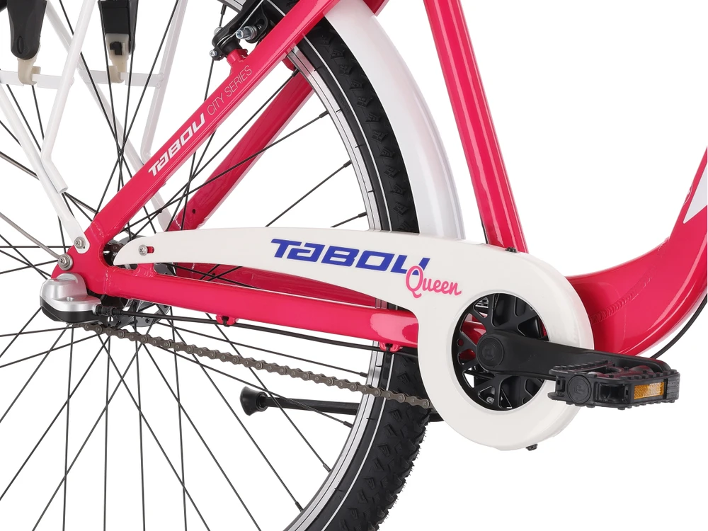 Dviratis Tabou Queen 27.5 Plus pink-baltas
