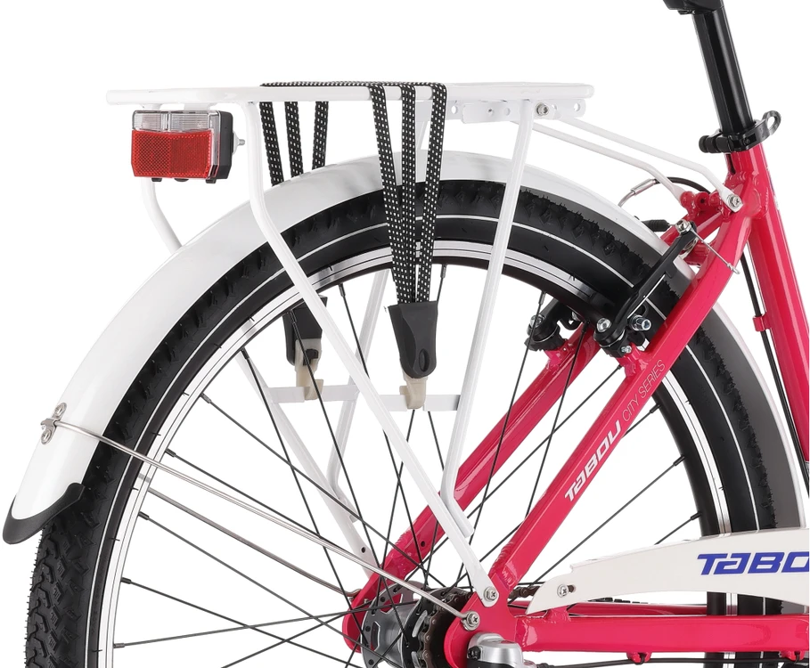 Dviratis Tabou Queen 27.5 Plus pink-baltas