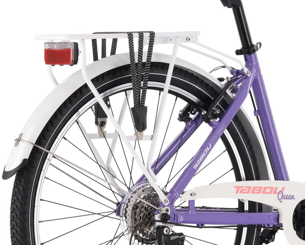 Dviratis Tabou Queen 27.5 violetinė-baltas