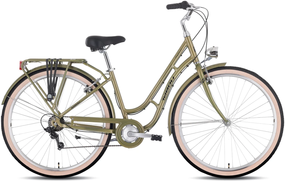 Dviratis Tabou Retro ruda-juodas-M / 19" (Dydis: M / 19")