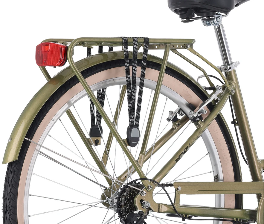 Dviratis Tabou Retro ruda-juodas-M / 19" (Dydis: M / 19")