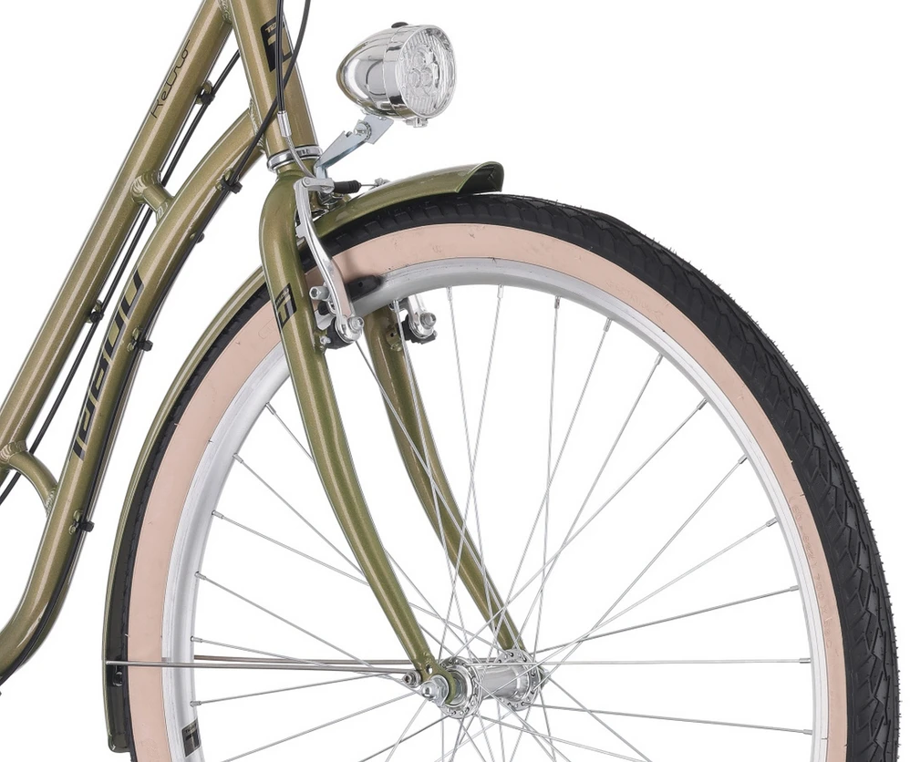 Dviratis Tabou Retro ruda-juodas-M / 19" (Dydis: M / 19")
