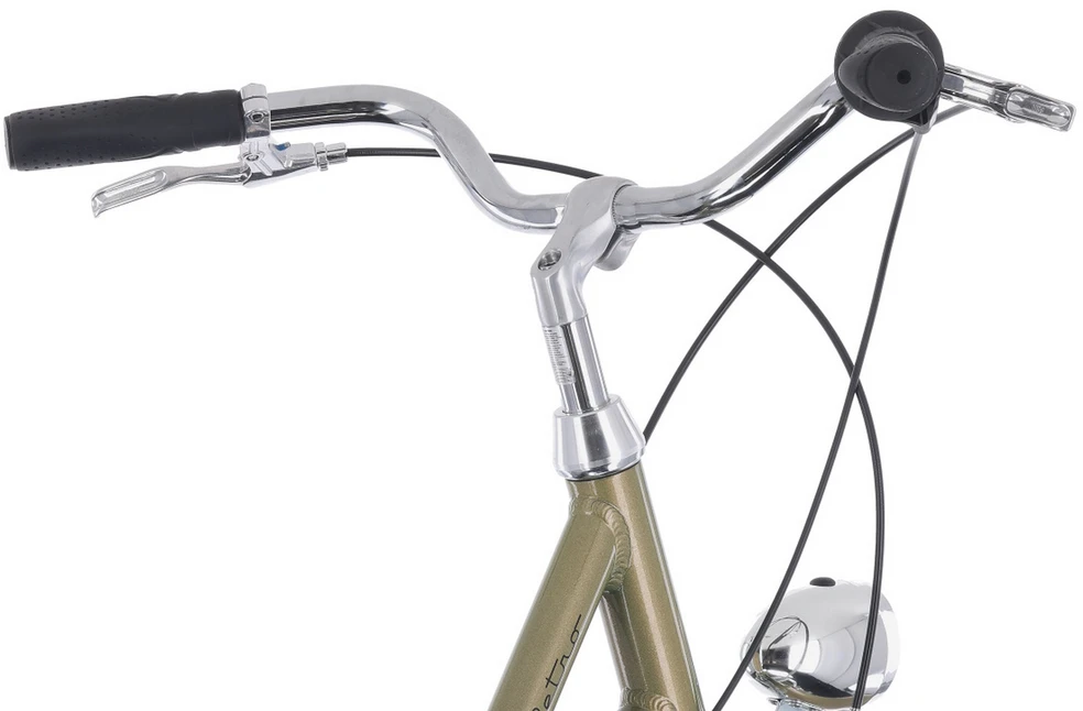 Dviratis Tabou Retro ruda-juodas-S / 17" (Dydis: S / 17")