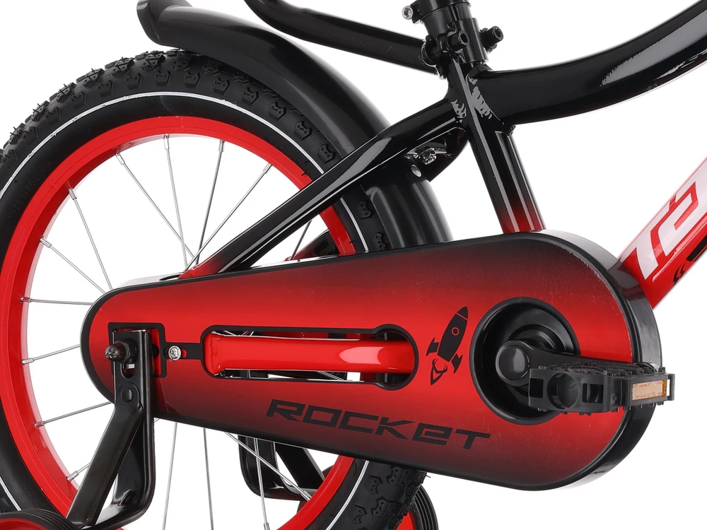 Dviratis Tabou Rocket 16 juodas-red